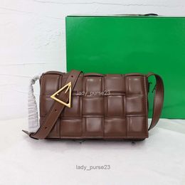 Bag Women Bags Padded Cassette Pillow Bagclassic Weaving Shoulder Genuine Leather Girl Handbag Three-dimensional Grids Designer V4yi
