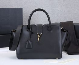 7A High Quality Cowhide Black Handbag Designer Tote Bag Women Crossbody Bags Luxury Tote Handbag Shoulder Bag Clutch Purse