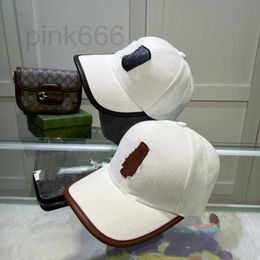 Ball Caps Designer Arc de Triomphe Hat New brim leather brim baseball cap is atmospheric and high-quality duck tongue cap NIBM