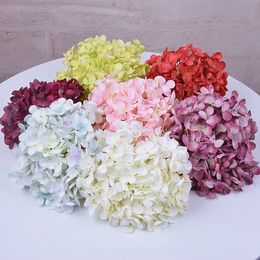 Artificial Flowers Silk Hydrangea Heads wedding decorations DIY materials