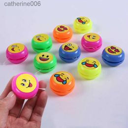 Yoyo 15Pc Cute Smile Mini Yoyo Yo Gadget Interesting outdoor Toys for Kids Birthday Party Favours Pinata Filler Kindergarten PrizesL231102