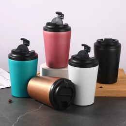 Water Bottles Ah Yuan American Coffee Cup 304 Stainless Steel Vacuum Insulated Seamless Inner Tank Car Travel