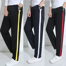 Men's Pants Unisex Casual Sweatpants Striped Bastic Trousers Men Joggers Simple Work