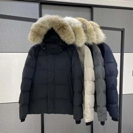 Wysokiej jakości top parkas płaszcze męskie projektanci damskiej w dół kanadyjskie kuszące kurtki veste homme zima jassen puffer Big futra bluzy czteroosobowe Manteau Hiver