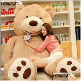 Stuffed & Plush Animals 1Pc 100Cm Bear Skinselling Toy Big Size American Nt Teddy Coat Factory Price Birthday Valentines Gifts For Gir Dhxba