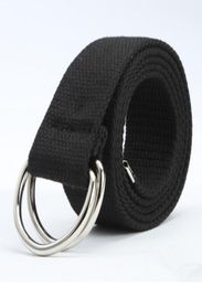 Hot Casual Unisex Canvas Fabric Belt Strap Ring Buckle Weing Waist Band Casual Jeans Belt 5 Colors Cinturones Hombre6266954