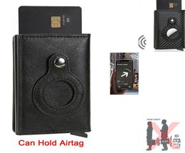 Rfid Card Holder Men Wallets Money Bag Male Black Short Purse 2022 Small Leather Slim Wallet Mini Wallets For Air Tag2927220