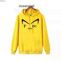 Pure fendyly ff Mens Hoodies Sweatshirts Designer Luxury Classic Hoodie Sweater Autumn Cotton Mens And Womens Little Monster Eye letter printed Coat Hoodeds G 2KEP