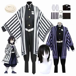 Anime Cosplay Demon Slayers Kimetsu No Yaiba Iguro Obanai Costume Halloween Party White Snake Props cosplay