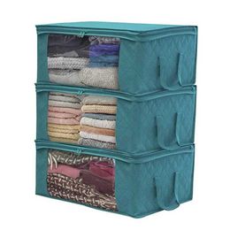 Clothing Wardrobe Storage Large Capacity Foldable Clothes Quilt Blanket Storage Box Wardrobe Clothing Home Supplies Clothing Storage R231102