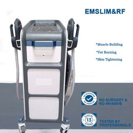 Emslim neo professional muscle stimulator body slimming machine ems rf fat reducing hiemt pelvic floor system 2 handle