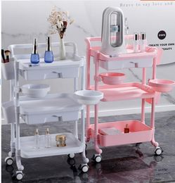 Beauty trolley beauty salon dedicated nail beauty ciliary hair tattoo barber shop mobile shelving tool car