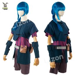 Jinx Wigs Game Lol Young Arcane Cosplay Kid Costume Girls Women Halloween Carnival Clothing cosplay