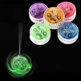 Yoyo 1PC Kids Fun Glowing Yo Boys Toy Classic Yoyo Tricks Balls Outdoor Light Up Toys Sport Game Children Birthday GiftsL231102