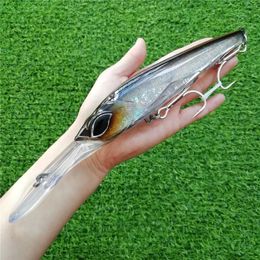 Fishing Hooks NOEBY 1PC 18cm 90g floating 5-6.5m minnow hard lure fishing lure Deep Sea Trolling Fishing bait big crankbait wobbler 231101