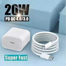 20W PD Charger for 15 Pro Max Fast Charging USB Type C Wall Adapter Qucik Charge 3A Compatible Samsung Xiaomi Huawei With retailed box