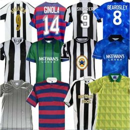 Qqq8 96 Ginola 97 98 99 Retro Futbol Jerseys Shearer Pinas 84 95 1997 05 06 Asprilla Beardsley Classic Football Shirts