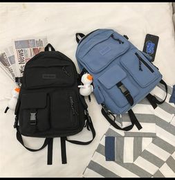 Backpack BB092 Korean Version Of Casual Simple Schoolbag Male College Students All-match Travel