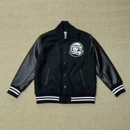 Men's Jackets High Quality Black BBC KENIJIMA Astronaut Retro Sports Wool Cotton Jacket Baseball Uniform Jackets 231102