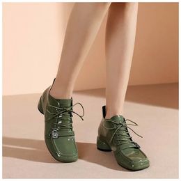 Boots Fashion Soft Naked Boots Woman Autumn/Winter Shoes Square toe Rhinestone Ankle Botas British Black Green Dropship 231102