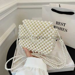 Shoulder Bags Handbags Pearl Bag suitable for women's parties designers and bags wallets women's summer pleated mini soul cross bagcatlin_fashion_bags