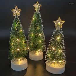 Strings 3PCS LED Tree Light Christmas Battery Operated Night Valentine Day Wedding For Party Home Decoration Gifts