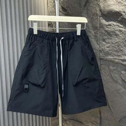Men's Shorts 2023 Summer Quick Drying Casual Short Drawstring Fashion Work Dress Pocket Loose Youth Trendy Capris