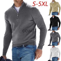 Men's Polos Men's V-neck Long Sleeve Zipper Pullover Sweatshirt Hooded Polo Shirt Spring and Autumn Thin Men's Casual Shirt S-5XL J231102