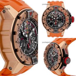Mens Watch Swiss Wrist Watch RM Wristwatch Rm032 Rm032 Return Chronograph Diver Car Gold Mens Watch Rg VT0J