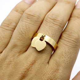 designer heart ring engagement rings for women fashion Jewellery woman rose gold silver men love Ring luxury jewellry ladies girl party wedding gifts size 6-10