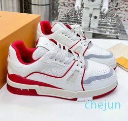 casual shoes Embossed Trainer Sneaker triple white pink sky blue black green yellow denim low Virgil mens sneakers women trainers