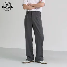 Men's Suits Summer Thin Oversize Suit Pants Mens Korean Fashion Casual Solid Color Cotton Trousers Male Harajuku Loose Simple Straight