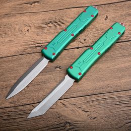 Special Offer High End A6 Auto Tactical Knife D2 Stone Wash Blade T6061 Aluminum Handle Outdoor EDC Pocket Knives Gift Knife