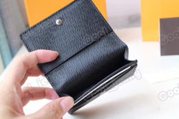 ENVELOPPE CARTE DE VISITE 2021 New Arrival High quality Famous Classical Designer Women Key Holder Coin Purse Small Leather Goods Bag