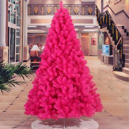 Christmas Decorations Year 2.1M/2.4M Rose Luxury El Encryption Tree Decoration Mall