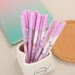 Pcs Creative Student Purple Fun Text Pig Pen Cartoon Personality Office Kawaii Stationery School Supplies