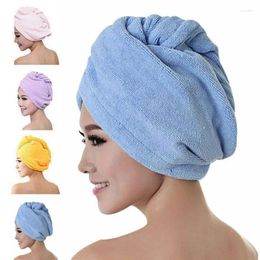 Towel Women Hair Dry Cap Quick Drying Lady Head Bath Soft Shower Hat For Turban Wrap Bathing Supplies