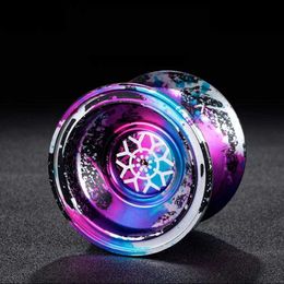 Yoyo Yoyo Professional Yoyo Metal Edition Magic Yoyo 1A/3/5A Aluminium Alloy Educational Yoyo Game Responsive High Speed Yoyo for KidsL231102