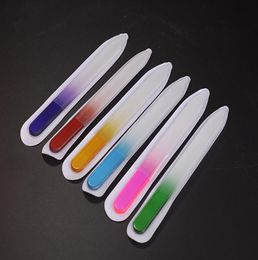 Stained Glass Nail File Durable Crystal File Nail Buffer NailCare Manicure Tool Manicure UV Polish Tool SZ263 8158902376