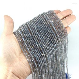 Loose Gemstones Natural Polish Smooth 3MM Labradorite Tiny Micro Small Seed Round Stone Beads For Jewelry Making DIY Bracelets Necklace