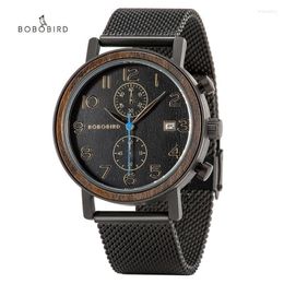 Wristwatches 2023 Wood Watches For Men Top Quartz Male Zegarek Meski Men's Gifts Show Date DropWristwatchesWristwatches Will22