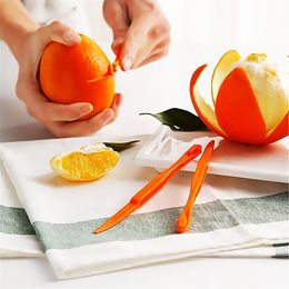 Fruit Vegetable Tools Orange Peelers orange device skinning knife juice helper Citrus Opener Kitchen Tool