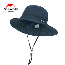 Cycling Caps Masks Men Woman Outdoor Sunscreen Fishing Hat Wide Brim UV Protection Summer Safari Booine Hats Sun Cap for Hunting Hiking Camping 231102