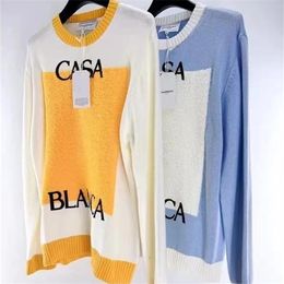 2024ss Oversized Wool Sweaters Men Women 1 Top Quality Casual Knitted Sweaters