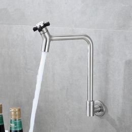 Kitchen Faucets Faucet Wall Mounted Sink Tap Rotatable Cold Water Single Lever Household Bathroom Wash Basin