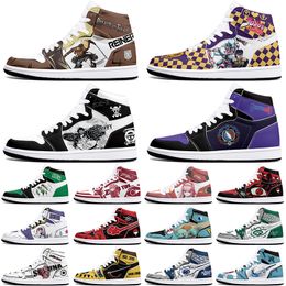 New diy classics hot customized shoes sports basketball shoes 1s men women antiskid anime fahsion customized figure sneakers 36-48 307132