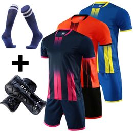 Other Sporting Goods Survetement Football Kits Kids Adult Soccer Jerseys Set Kit Men child Futbol Training Uniforms sets Sport Shirts 231102