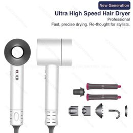 Hair Dryers Leafless Hair Dryer Negative Ion hair care Professinal Quick Dry 220V Home Powerful Hairdryer Constant Anion Electric Hair Dryer 231102