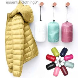 Women's Down Parkas Down Jacket Women Coat Autumn Winter 2020 Spring Jackets for Warm Quilted Parka Ladies and Light 2021 Fe Ultralight Hooded L231102