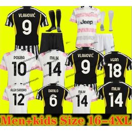 Fans Player Soccer 2023 2024 Home Away MILIK DI MARIA VLAHOVIC KEAN POGBA CHIESA Mckennie LOCATELLI Top Jerseys 23 24 Kits Men _Jersey